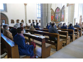 Festgottesdienst für die Kommunionjubilare an Ostermontag (Foto: Karl-Franz Thiede)